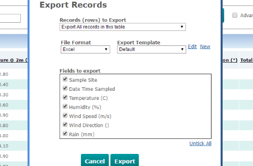 Configurable Tables and Sample Types